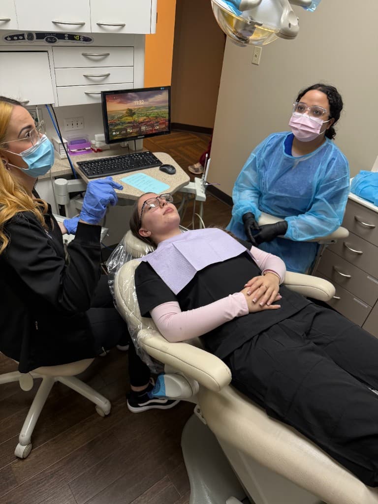 Patient care in dental office